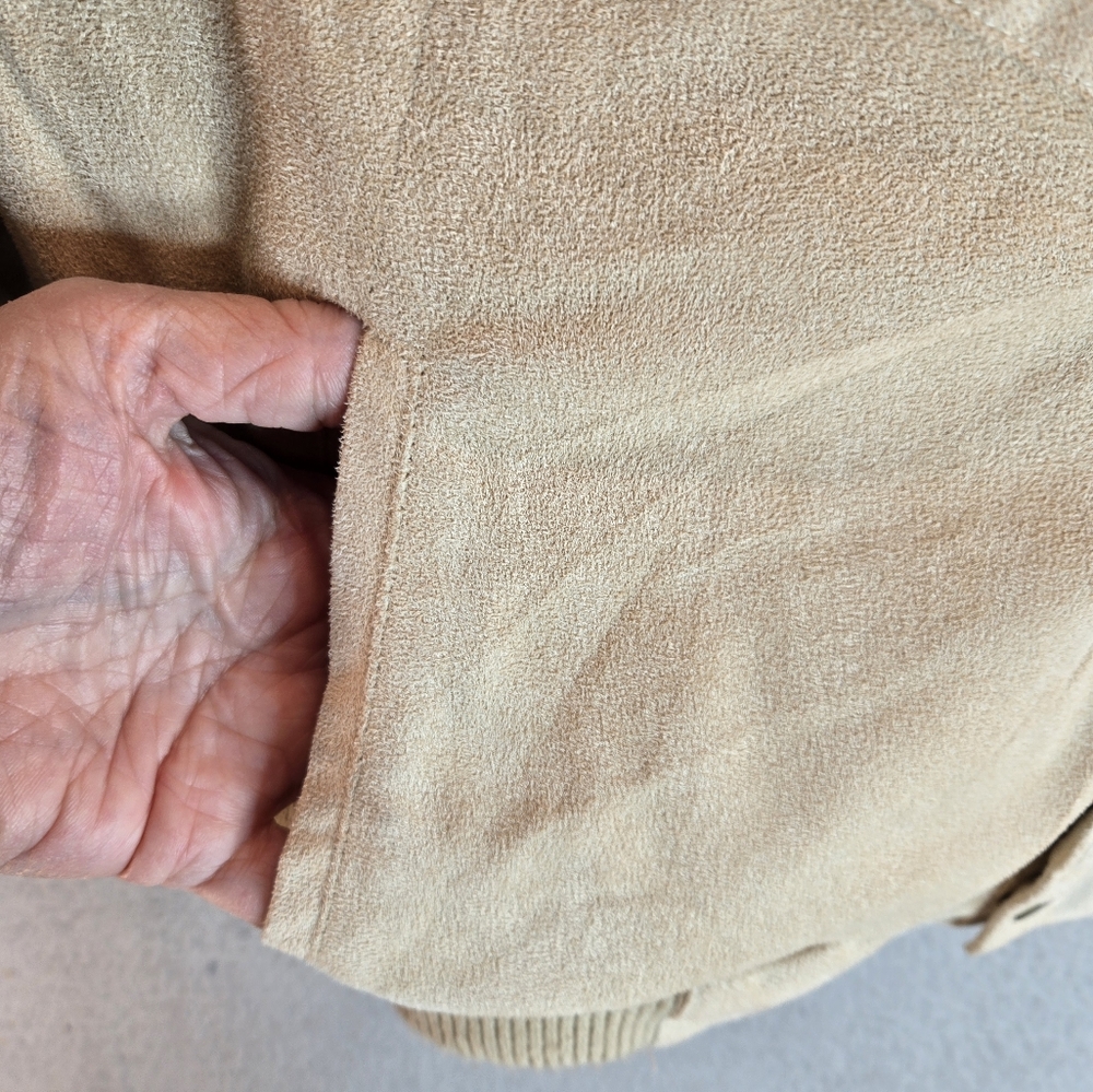 Tan and Brown Women's Jacket - Picture 7 of 16